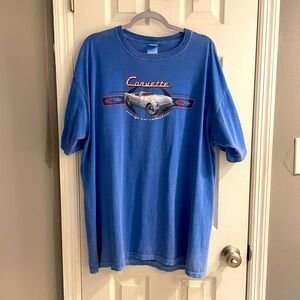 Vintage Corvette Car Collection Graphic T-Shirt, Size XL.